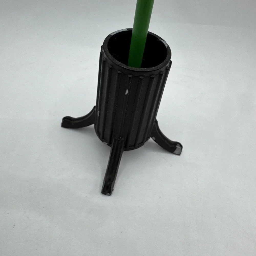 Vintage Hat Rack 2 Hats Salt & Pepper Shakers Toothpick Holder Metal & Plastic